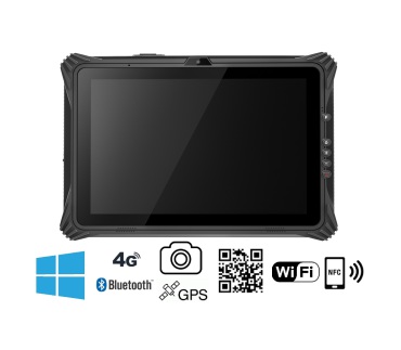 Mobilny tablet przemysowy  dla geodetw   Wytrzymay 12.2-calowy z Windows 10 Home, skanerem kodw 2D Honeywell Emdoor I20U