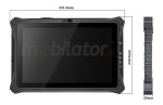 Wojskowy wytrzymay tablet  z norm odpornoci specjalistyczny porczny  Emdoor I20U