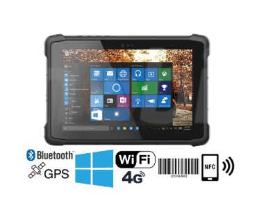 Przemysowy dziesiciocalowy tablet z czytnikiem kodw 1D MOTO, Bluetooth 4.2, 4GB RAM, 64GB ROM, NFC, 4G i Windows 10 IoT - Emdoor I11H v.7