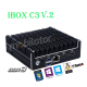 IBOX C3 v.2 - Przemysłowy miniPC z procesorem Intel Celeron, złączami 4x USB 2.0, 2x USB 3.0, pamięcią 4GB RAM DDR3L oraz dyskiem 64GB SSD, WiFi