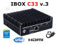 IBOX C33 v.3 - Niewielki miniPC z procesorem Intel Celeron, 4GB RAM i dyskiem 128GB SSD oraz portami USB, RJ-45, WiFi i Bluetooth