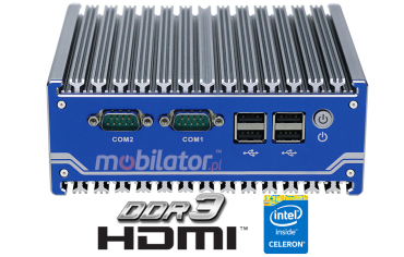 IBOX N114 v.8 - Nieduży miniPC z procesorem Intel Celeron, TPM 2.0, dyskiem SATA 1TB HDD oraz mSATA 512GB SSD i grafiką Intel HD 320MHz