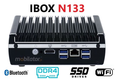 IBOX N133 v.15 - Idealnej wielkości miniPC z WiFi, BT aż 32GB RAM i dyskiem 512GB SSD, procesorem Intel Core wraz z portami USB 3.0 oraz RJ-45