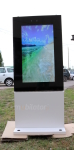 monitor dotykowy Totem zewntrzny informacyjno -reklamowy Gablota informacyjna na lotnisko  NoMobi Trex 43