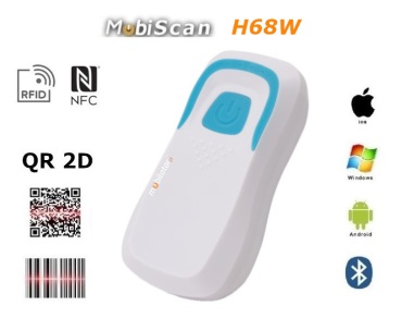 MobiScan H68W - przenony lekki mini skaner kodw kreskowych 2D (poczenie poprzez Bluetooth i RF wireless)