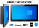 BiBOX-156PC2 (J1900) v.6 - 8GB RAM PanelPC z dotykowym ekranem, WiFi, z dyskiem HDD (500 GB) oraz Bluetooth (2xLAN, 4xUSB)