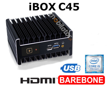 iBOX C45 v.1- Przemysłowy miniPC z procesorem Intel Core i5, złączami RJ-45, USB i mini DP oraz Audio