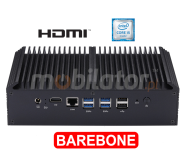 mBOX Q858GE Barebone - Przemysowe MiniPC z wydajnym procesorem Intel Core i5 8250U