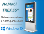 NoMobi Trex 55W v.7- Zewntrzny totem stojcy z ekranem 55 cali i jasnoci 3500 nits, dostaw drog morsk (ok. 2,5 miesica), systemem Windows 10, szkem hartowanym na wywietlaczu - zdjcie 12