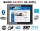 BiBOX-104PC1 (i3-10th) v.7 - Metalowy panel przemysowy z WiFi, Bluetooth, norm odpornoci IP65 na ekran z dyskiem 128GB SSD oraz z licencj Windows 10 PRO
