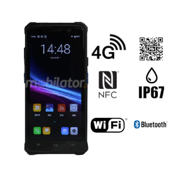 MobiPad TF20-H Android 9.0 v.2 - Wodoodporny kolektor danych z NFC, skanerem 2D oraz Wifi, Bluetooth i GPS