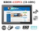 BiBOX-133PC1 (i3-10th) v.4 - 13-calowy, odporny panel dotykowy o stopniu ochrony IP65 na ekran, czno 4G, rozszerzenie SSD, 8 GB RAM