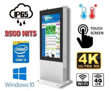 4G LTE system grzewczy IP65 Trex 75 ekran dotykowy 4K Windows 10 PRO Intel Core i5 WiFi