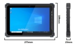 Wzmocniony tablet dla geodetw stworzony przez profesjonalistw Emdoor I17J z bluetooth i z klas odpornoci IP65