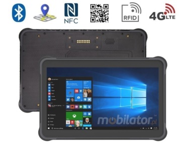 Wytrzymay energooszczdny tablet z zainstalowanym Windows 10 Pro i nowoczesnym skanerem 2D QR MobiPad Cool W311 z czytnikiem UHF RFID 3-4m