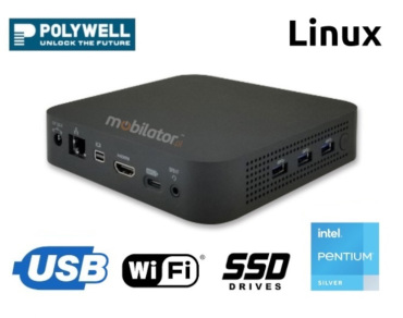 Wydajny miniPC z nowoczesnym dyskiem SSD Polywell J5040 miniPC do kopalni