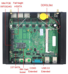 Bezwentylatorowy wzmocniony Mini Komputer Przemysłowy MiniPC - WiFi, Bluetooth - yBOX-X44-(6LAN, 2COM)-J1900 v.1 - zdjęcie 6