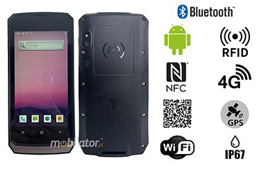 MobiPAD V20 – solidny i wydajny kolektor danych z UHF RFID, NFC, skanerem kodw 2D, Wifi i Bluetooth, Android 