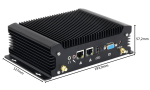 MiniPC yBOX-X58 I3-10110U Wielozadaniowy przemysowy  MiniPC Przystosowany do przemysu i biura MiniPC Szybki komputer przemysowy Profesjonalny przemysowy komputer Stacjonarny komputer przemysowy Uniwersalny  przemysowy komputer Lekki may przemysowy komputer